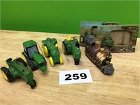 John Deere Picture Frames and Christmas Ornaments