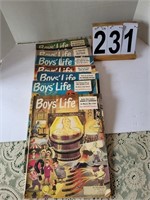 Stack of 1956 Boy's Life Magazines