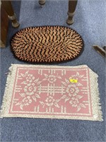 (2) 32" Vintage Rugs