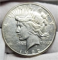 1922-S Peace Silver Dollar