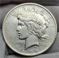 1922-D Peace Silver Dollar