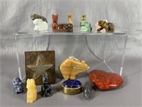 Assorted Carved Stone, Fetich, Etc
