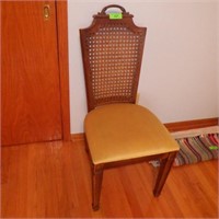 VINTAGE CHAIRCRAFT CANED BACK CHAIR W/ HANDLE