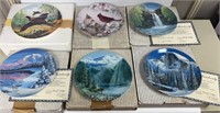 6 - scenic nature, decorator plates