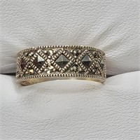 $160 Silver Macsite Ring