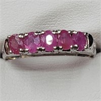 $300 Silver Ruby Ring