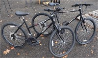 (2) Huffy Back Water 6 Speed Bicycles