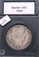 1909 BARBER HALF DOLLAR G