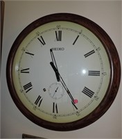 Large Seiko Wall Clock