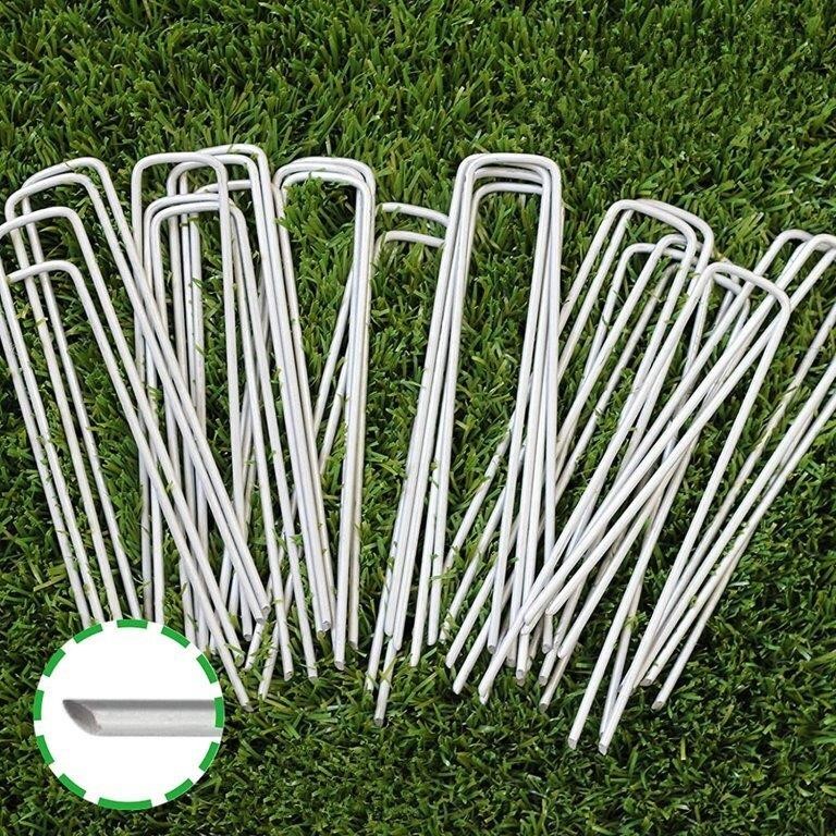 100Pcs 6in Garden Landscape Staples Galvanized Pin