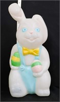 VIntage 14in Easter bunny blow mold w/ 2 eggs