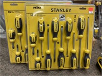 Stanley 10 Pc Screwdriver Set x 2