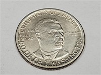 1946 Booker T Washington 1/2 Dollar Silver Coin