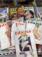 Vintage movie screen magazines