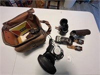 Kodak and Pentax Camera and Bag