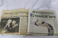 9/11 NEWSPAPERS DAILY JEFF- PRESIDENTIAL PAPERS