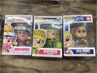 3 Pop! Figures