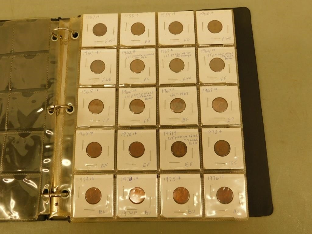Vintage Canadian pennies- Various Years