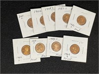 Proof Cents:  1969-S, 1972-S, 1982-S, etc.