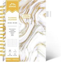 (N) 2024 Weekly and Monthly Planner, AIMPEAK 2024