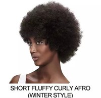 (5 Inch - brown) Afro kinky Curly Short Human