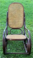 VTG POLISH THONET STYLE ROCKING CHAIR