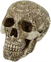 Pacific Giftware Aztec Meso America Skull Engraved