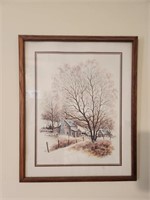 Robert Nidy Framed Art Work