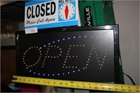 LED "Open" Sign and Open/Closed Sign