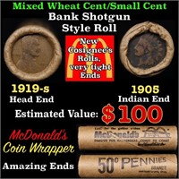 Small Cent Mixed Roll Orig Brandt McDonalds Wrappe