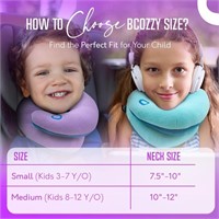 $56 BCOZZY Kids Chin Supporting Travel Pillow for