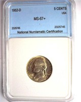1952-D Nickel NNC MS67+