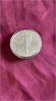 Standing Liberty 1 Troy oz Silver Round