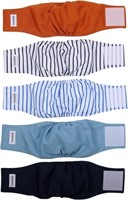 Vecomfy Belly Bands for Male Dogs(5 Pack),Premium