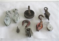 Vintage & new pulleys