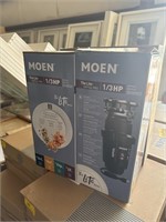 2- MOEN 1/3hp GXP33C PRO DISPOSAL'S