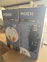 2- MOEN 1/3hp GXP33C PRO DISPOSAL'S