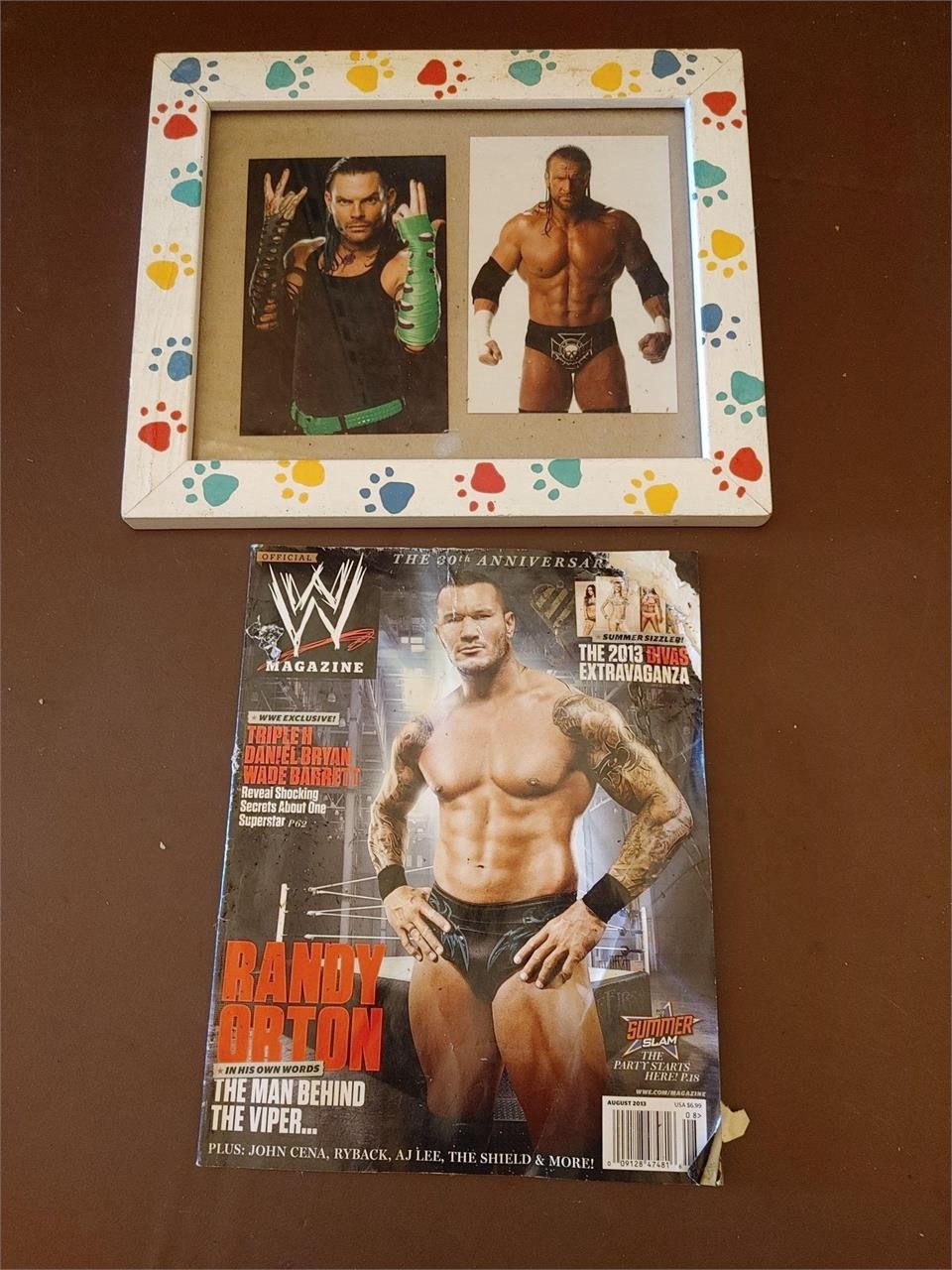 WWE Magazine  & Pictures Jeff  and Purple