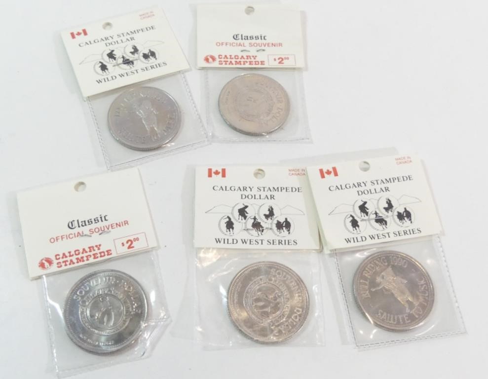 5 x Calgary Stampede Dollars