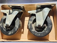 Pair of Large HD casters