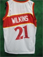 DOMINIQUE WILKINS SIGNED JERSEY