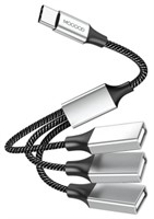 MOGOOD USB Splitter Cable 3 Port USB Type B Splitt