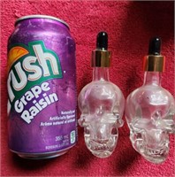 Glass vapor skulls