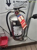 CHROME FIRE EXTINGUISHER