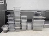 ASSORTED SIZE PLASTIC BINS