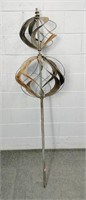 Metal Yard Garden Wind Spinner Sculpture