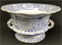 Antique Ridgway Oriental Double Handle Bowl