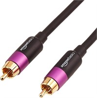 (N) Amazon Basics 1 RCA Audio Cable for Subwoofer,