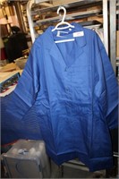 3 PAIR XL BLUE WORK COATS