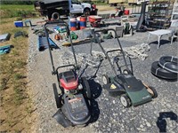 Push mower and walk behind trimmer has